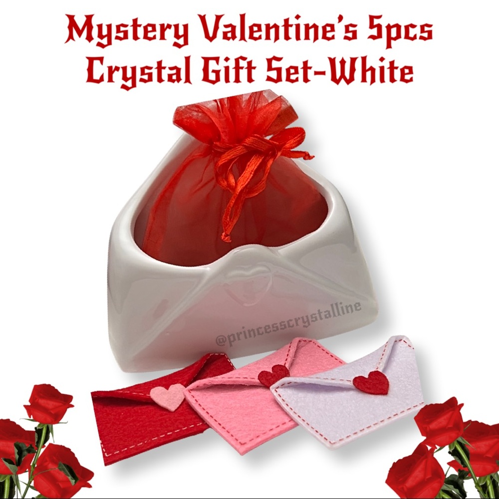 13 pcs Valentine’s Mystery White Ceramic Gift Set